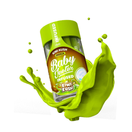 KIWI KUSH INFUSED PRE ROLL JAR BABY JEETER