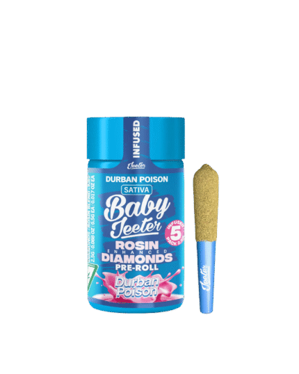 DURBAN POISON INFUSED PRE ROLL JAR-BABY JEETER