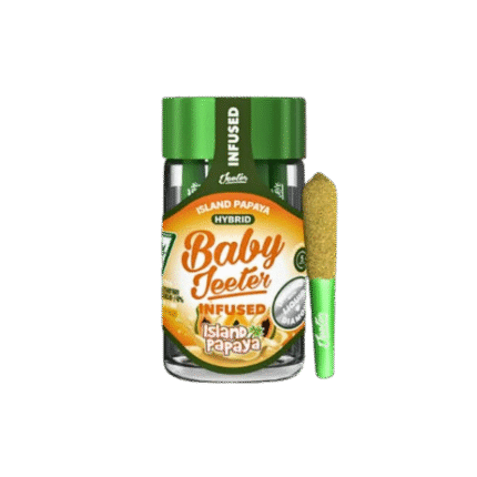 ISLAND PAPAYA INFUSED PRE ROLL JAR-BABY JEETER
