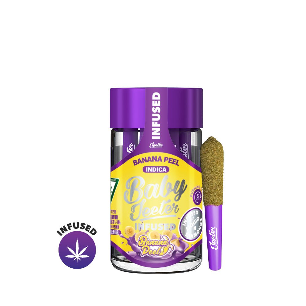 BANANA PEEL INFUSED PRE ROLL JAR-BABY JEETER