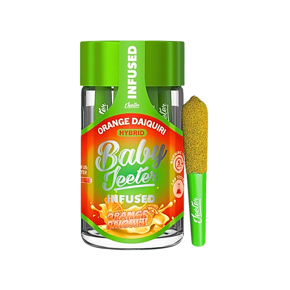 DAIQUIRI ORANGE DAIQUIRI INFUSED PRE ROLL JAR-BABY JEETER