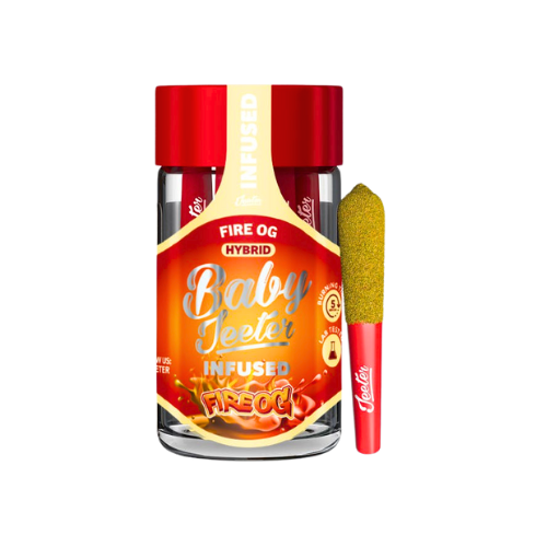FIREOG FIRE OG INFUSED PRE ROLL JAR-BABY JEETER