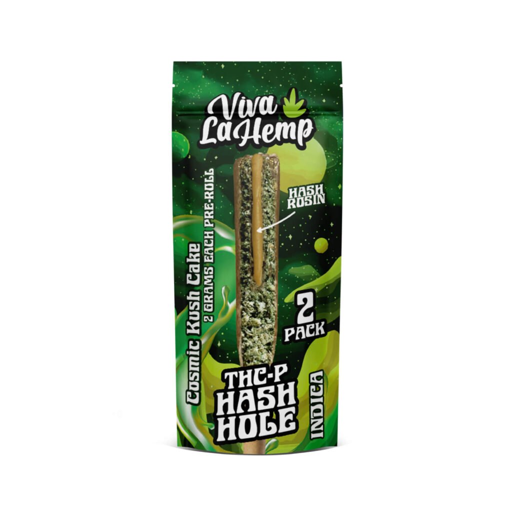 Cosmic Kush Cake THCP Hash Hole Preroll 2G-Viva La Hemp