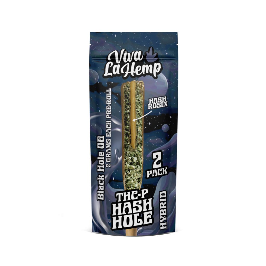 Black Hole OG THCP Hash Hole Pre Roll 2G- Viva La Hemp