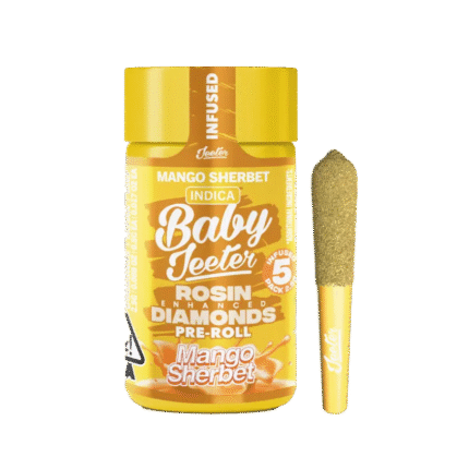 MANGO SHERBET ROSIN ENHANCED PRE ROLL-BABY JEETER