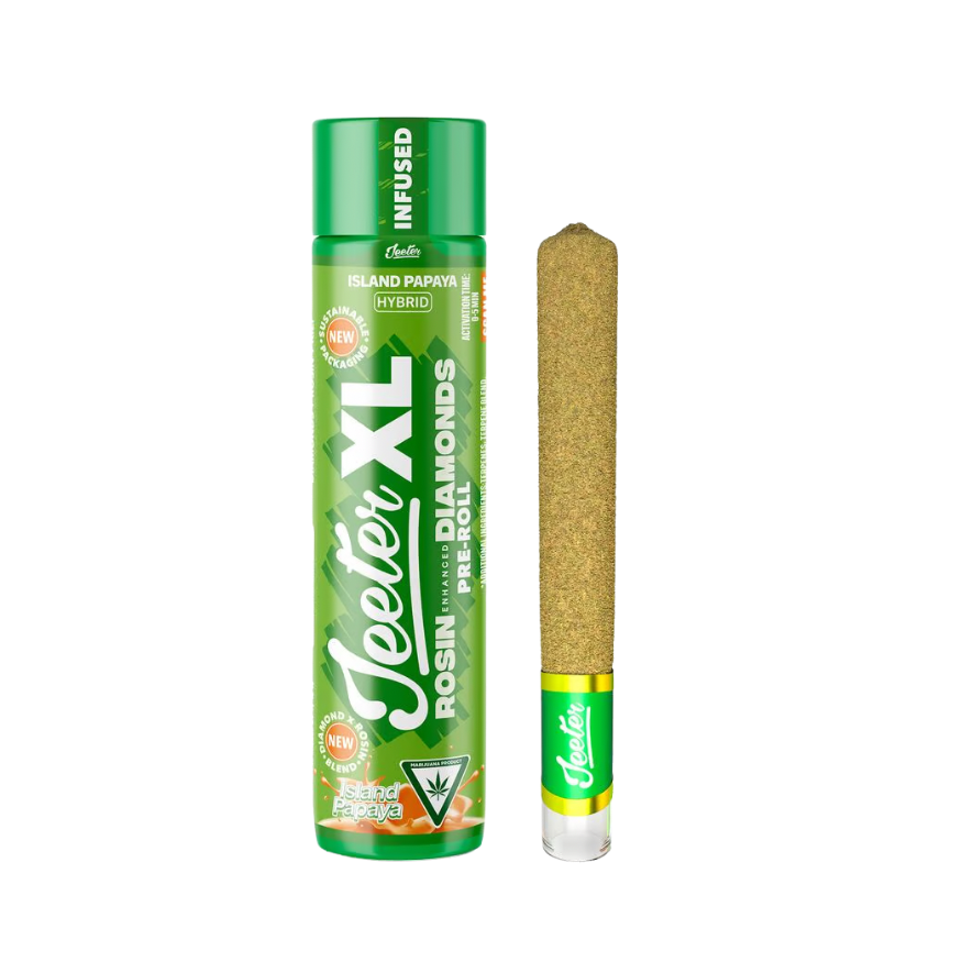 IMG-7778 ISLAND PAPAYA 2G ROSIN ENHANCED PRE ROLL-JEETER XL