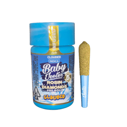 CLOUDED ROSIN ENHANCED DIAMONDS PRE ROLL-BABY JEETER