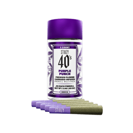 PURPLE PUNCH INFUSED PRE ROLL-STIIIZY 40s