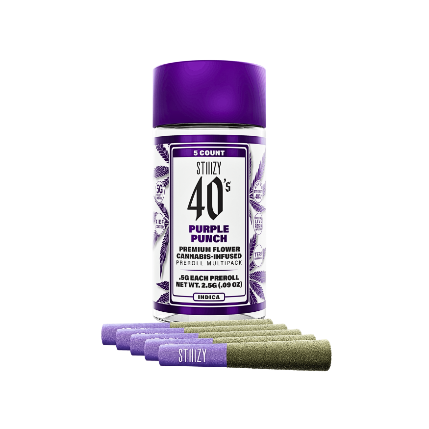 PRODUCTIMAGES_5_e65d90ef-9bae-4672-a46e-ff5b0820ffd2 PURPLE PUNCH INFUSED PRE ROLL-STIIIZY 40s