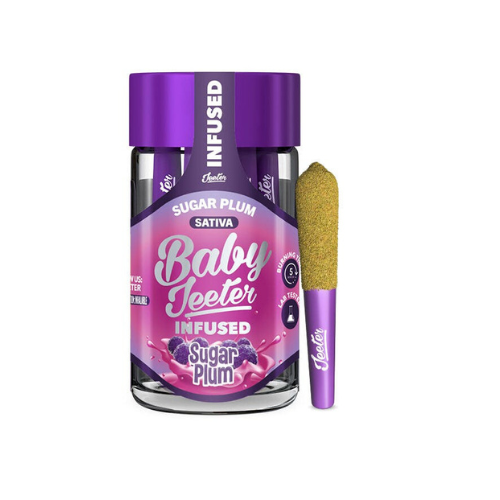 PRODUCTIMAGES_9d8f96d2-6c25-440e-8d09-c3d6ac7583b1 SUGAR PLUM INFUSED PRE ROLL JAR-BABY JEETER