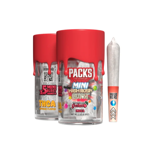 Black Cherry Gelato Packwoods Mini Bursts