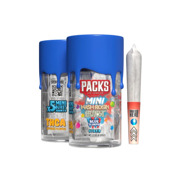 Blue Slurpie Packwoods PreRoll Mini Bursts