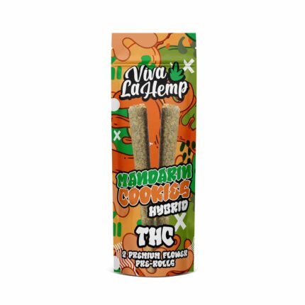 Mandarin Cookies Hybrid THC Cones 2CT-Viva La Hemp