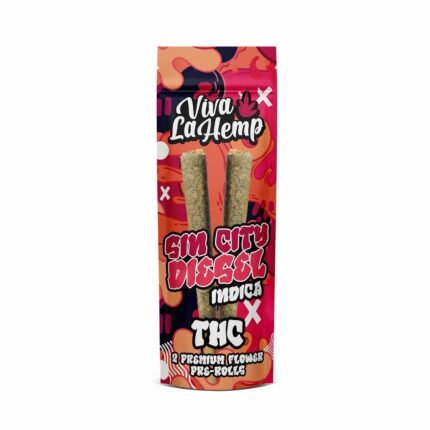 Sin City Diesel Indica THC Cones – 2CT-Viva La Hemp
