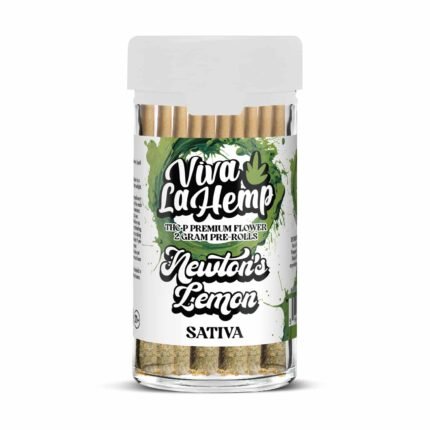 Newton Lemon Sativa THC-P Premium Snow cone Prerolls 2G-Viva La Hemp