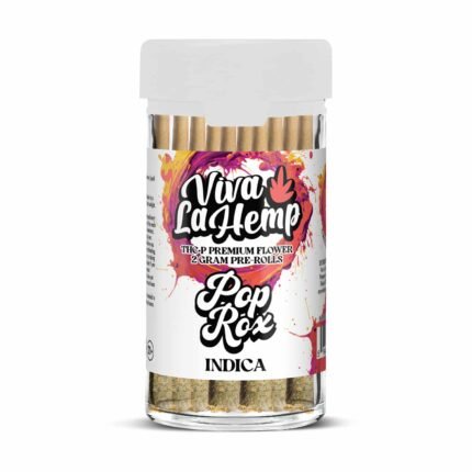 Pop Rox Indica THC P Premium Snow cone Prerolls 2G-Viva La Hemp