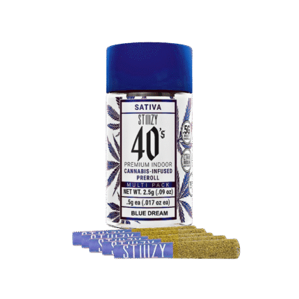 BLUE DREAM INFUSED PREROLL-STIIIZY 40s